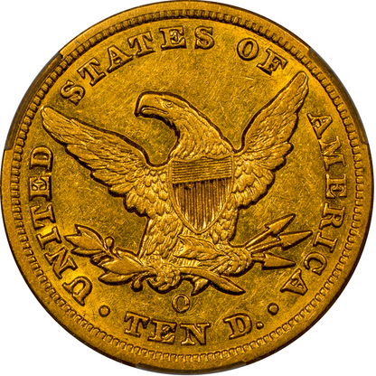 1853-O $10 AU55 CACG EX DOUG WINTER EDITION 