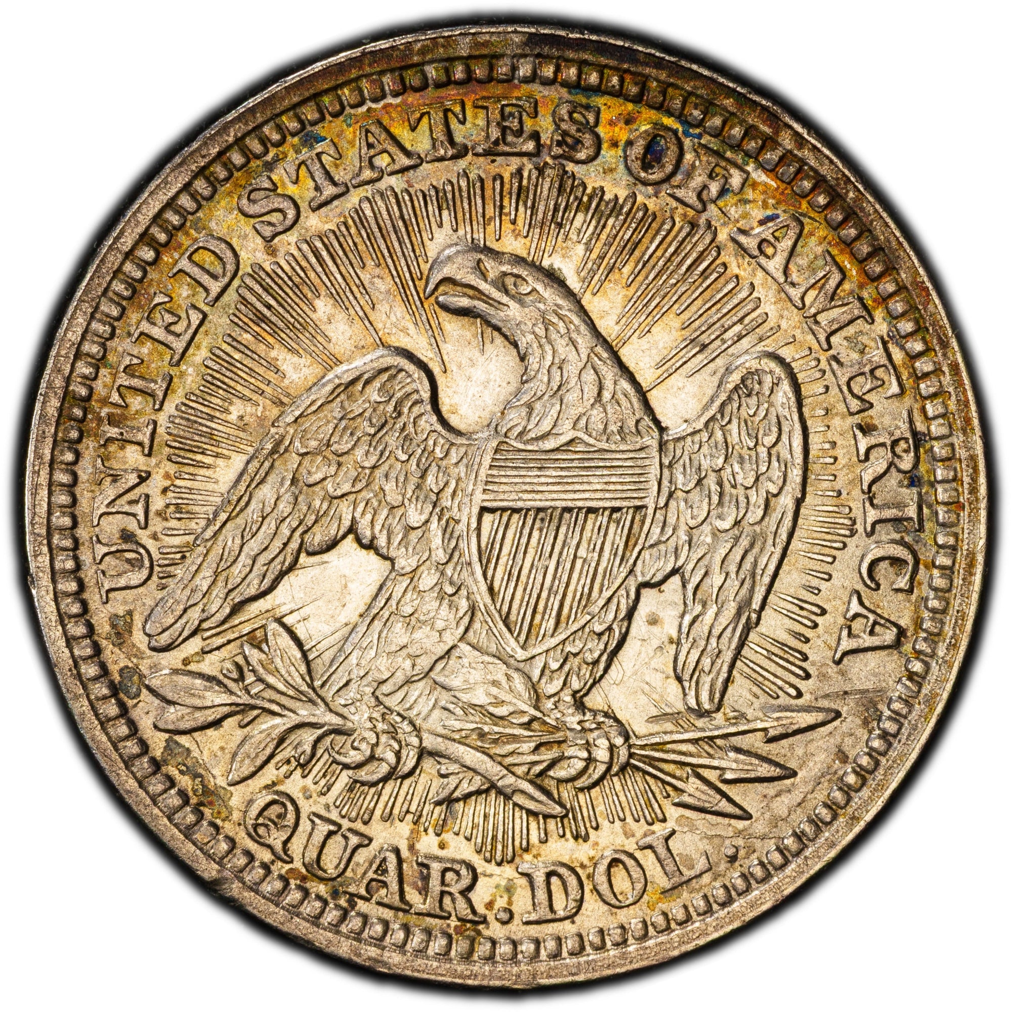 1853 25C ARROWS & RAYS MS61 PCGS CAC – Paradime Coins
