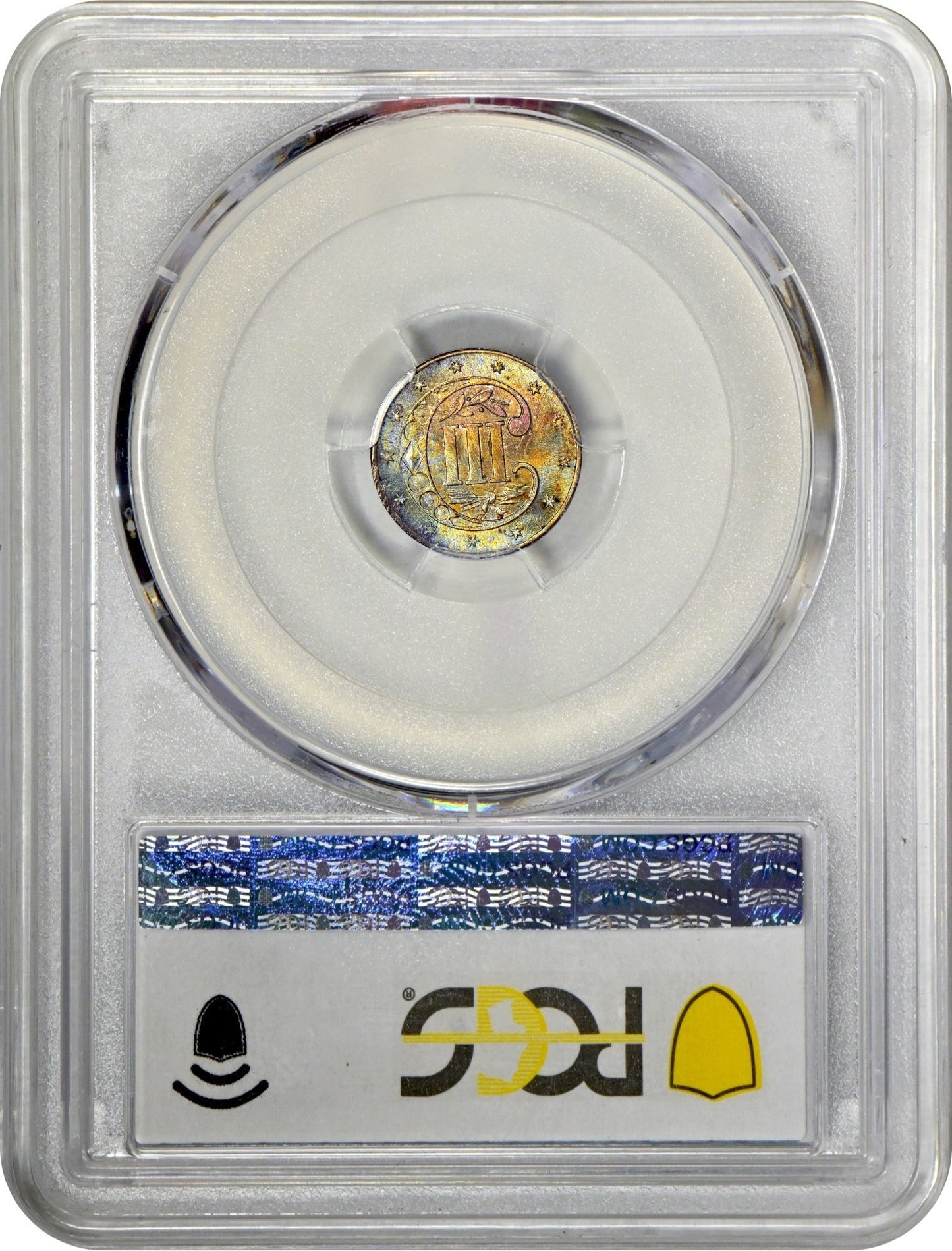 1854 3CS MS67 PCGS CAC 3CS