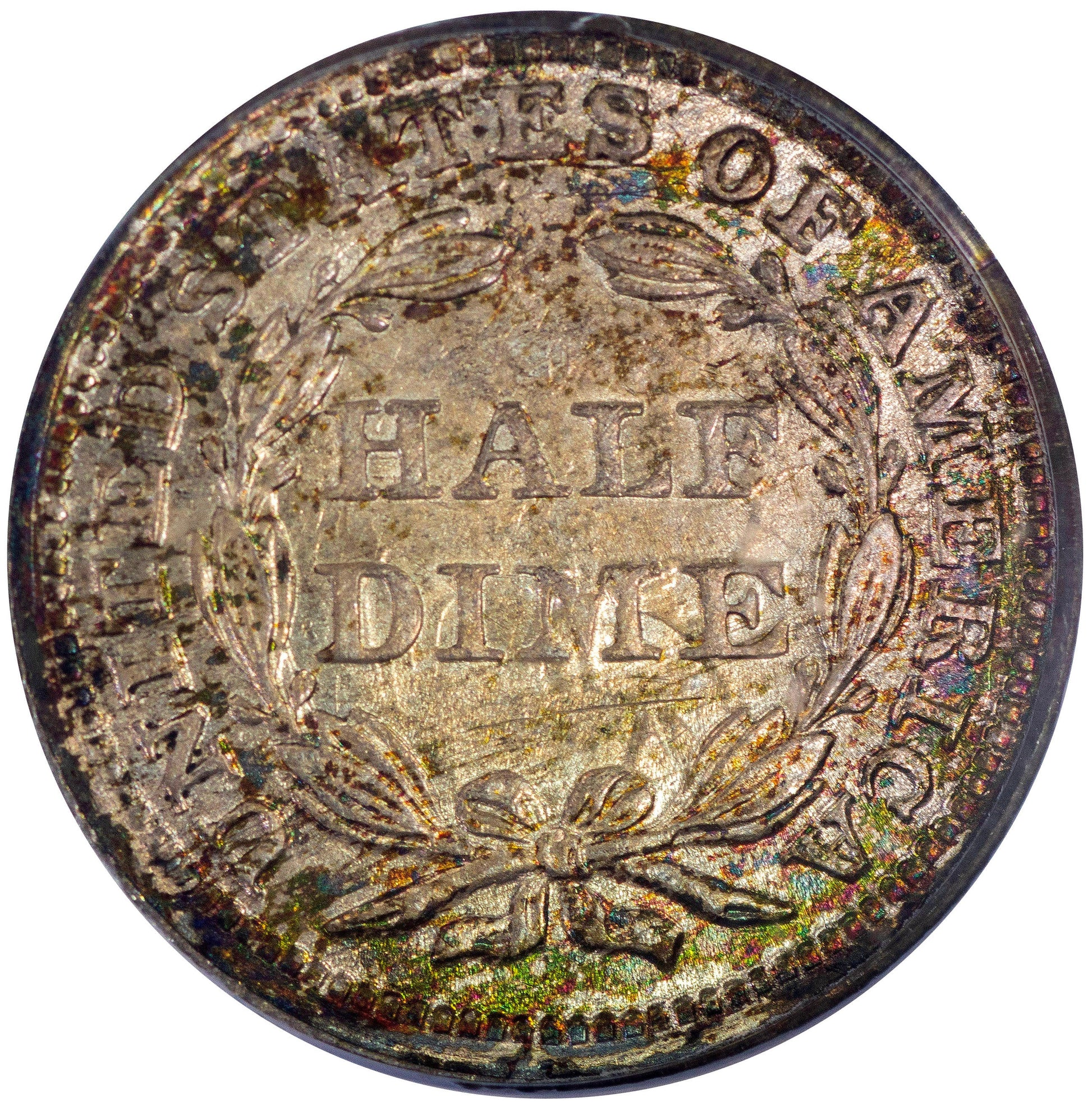 1854 H10C ARROWS MS64 PCGS CAC REVERSE