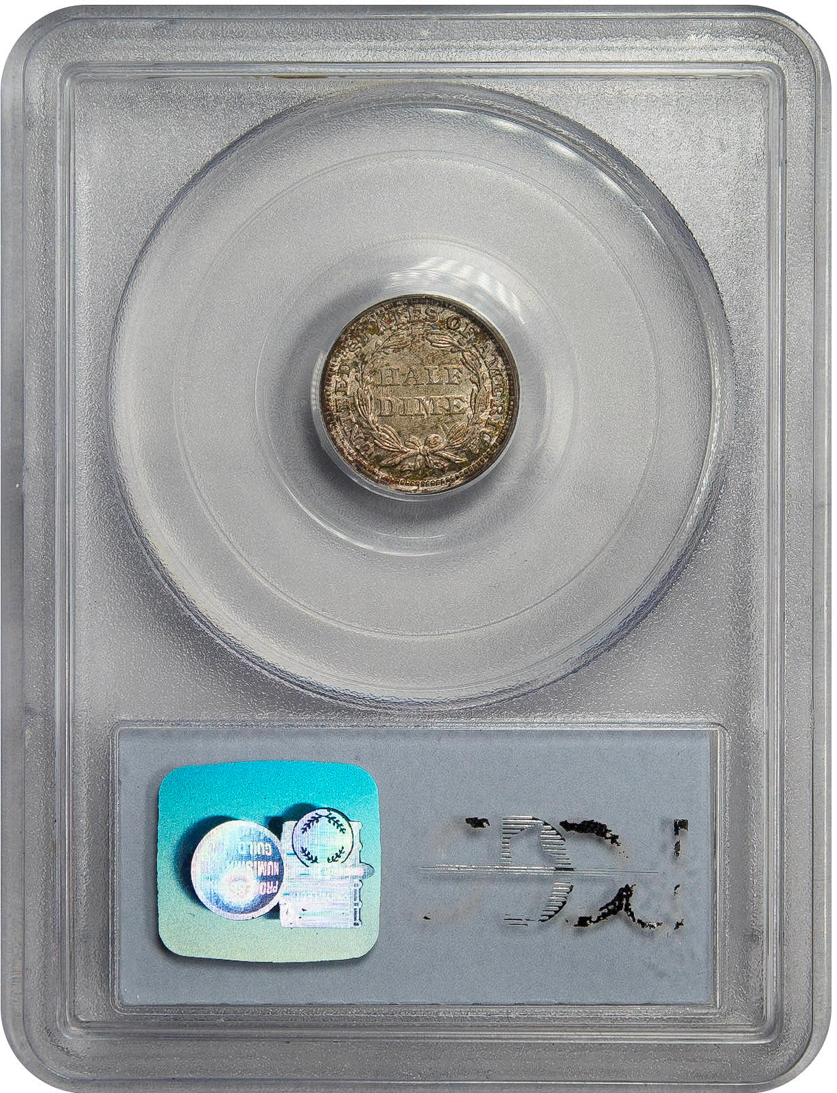 1854 H10C ARROWS MS64 PCGS CAC REVERSE HOLDER
 
