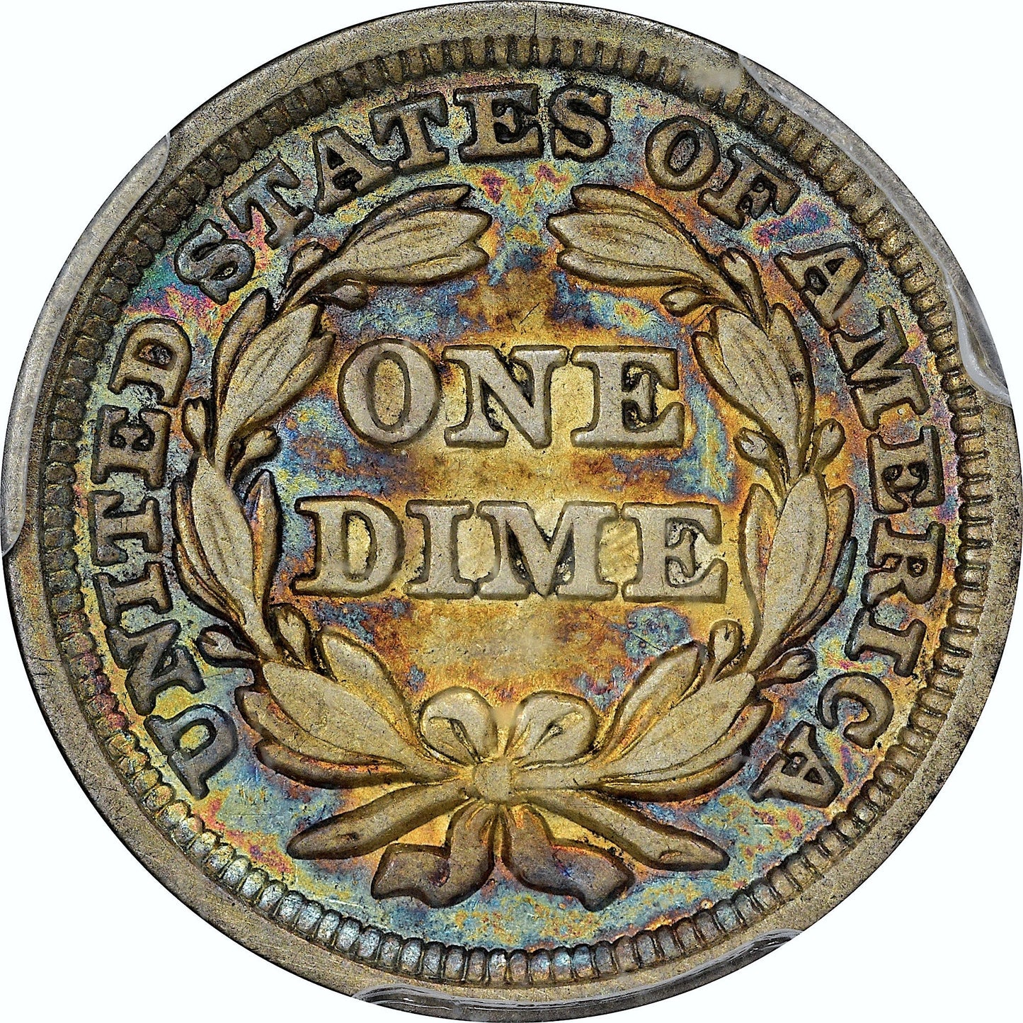 1855 10C Arrows Vf30 Pcgs Cac