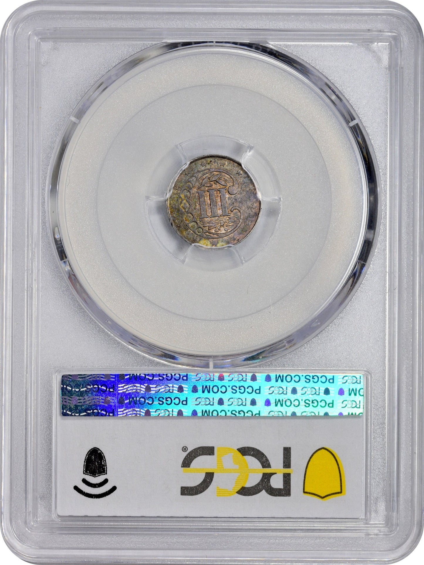 1855 3Cs Ms63 Pcgs Cac