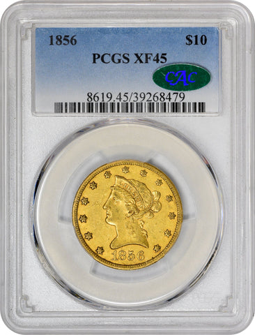 1856 $10 XF45 PCGS CAC - Paradime Coins | PCGS NGC CACG CAC Rare US Numismatic Coins For Sale