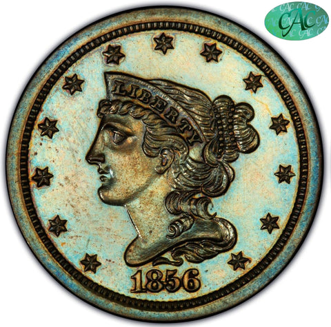 1856 1/2C PR64 BN PCGS CAC - Paradime Coins | PCGS NGC CACG CAC Rare US Numismatic Coins For Sale