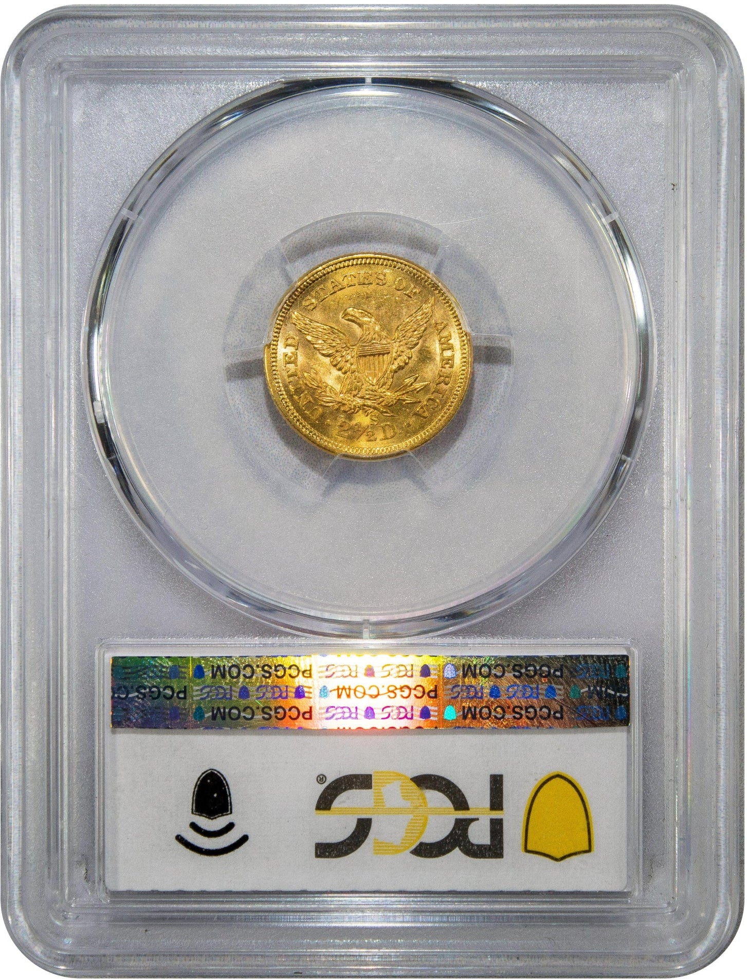 1856-S $2.5 San Francisco Liberty Head Quarter Eagle MS62 PCGS CAC $2.5