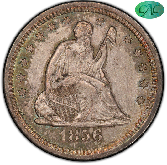 1856-S 25C MS63 PCGS CAC 25C
