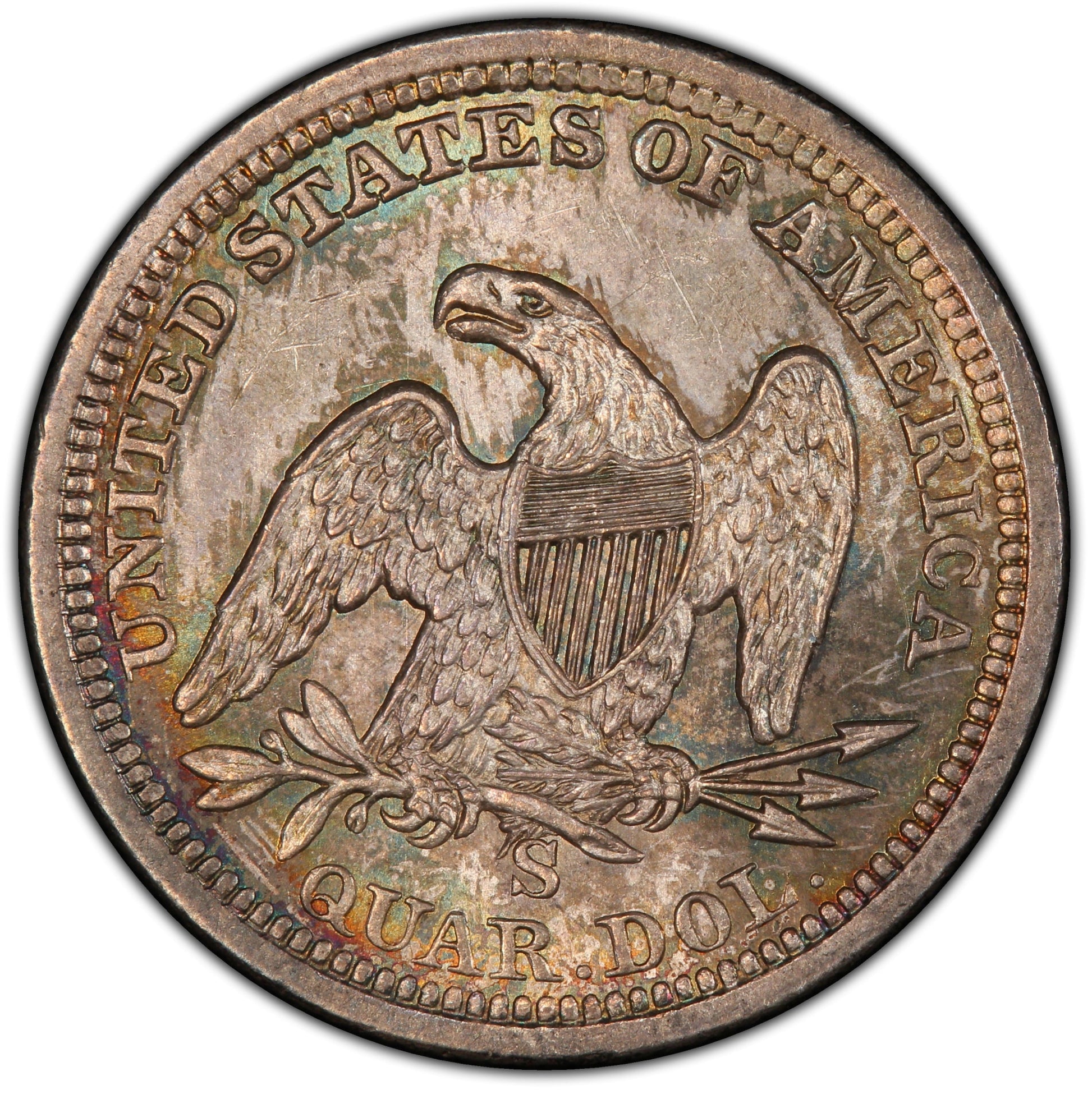 1856-S 25C MS63 PCGS CAC 25C