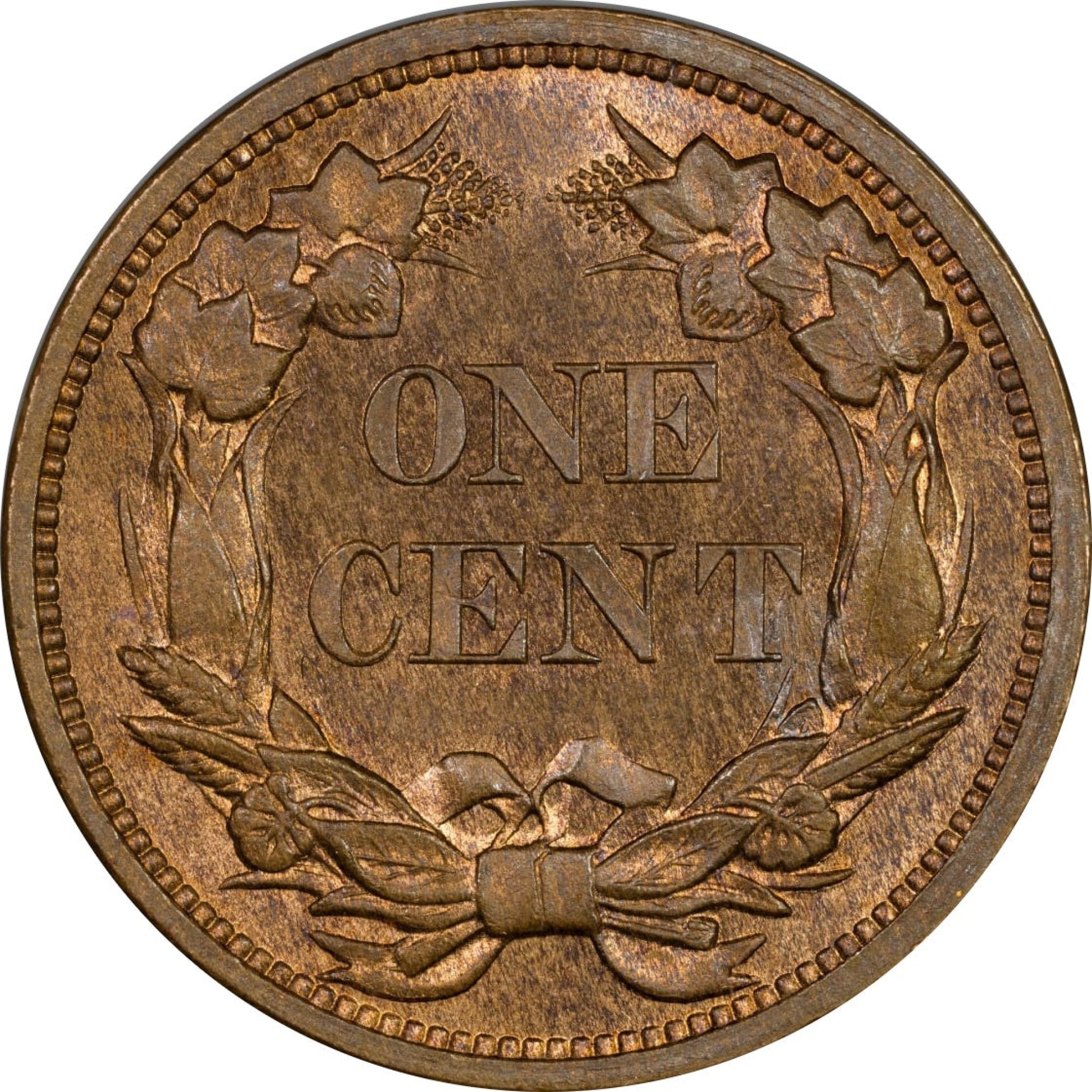 1856 1C FLYING EAGLE PR64 CACG 1C RESERVE