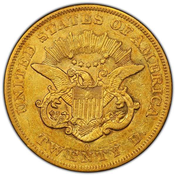 1857-O $20 Xf45 Pcgc Cac