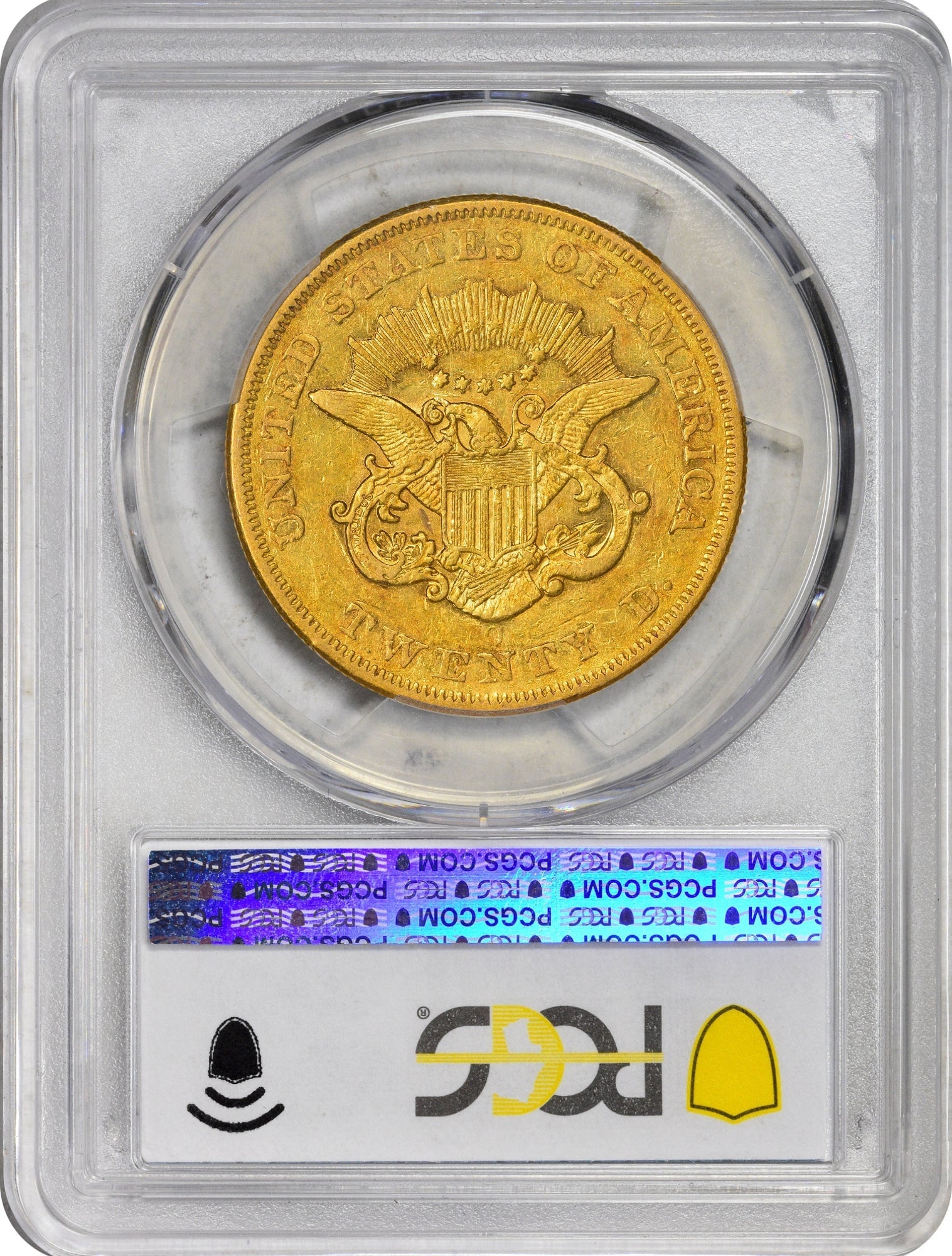 1857-O $20 Xf45 Pcgs Cac