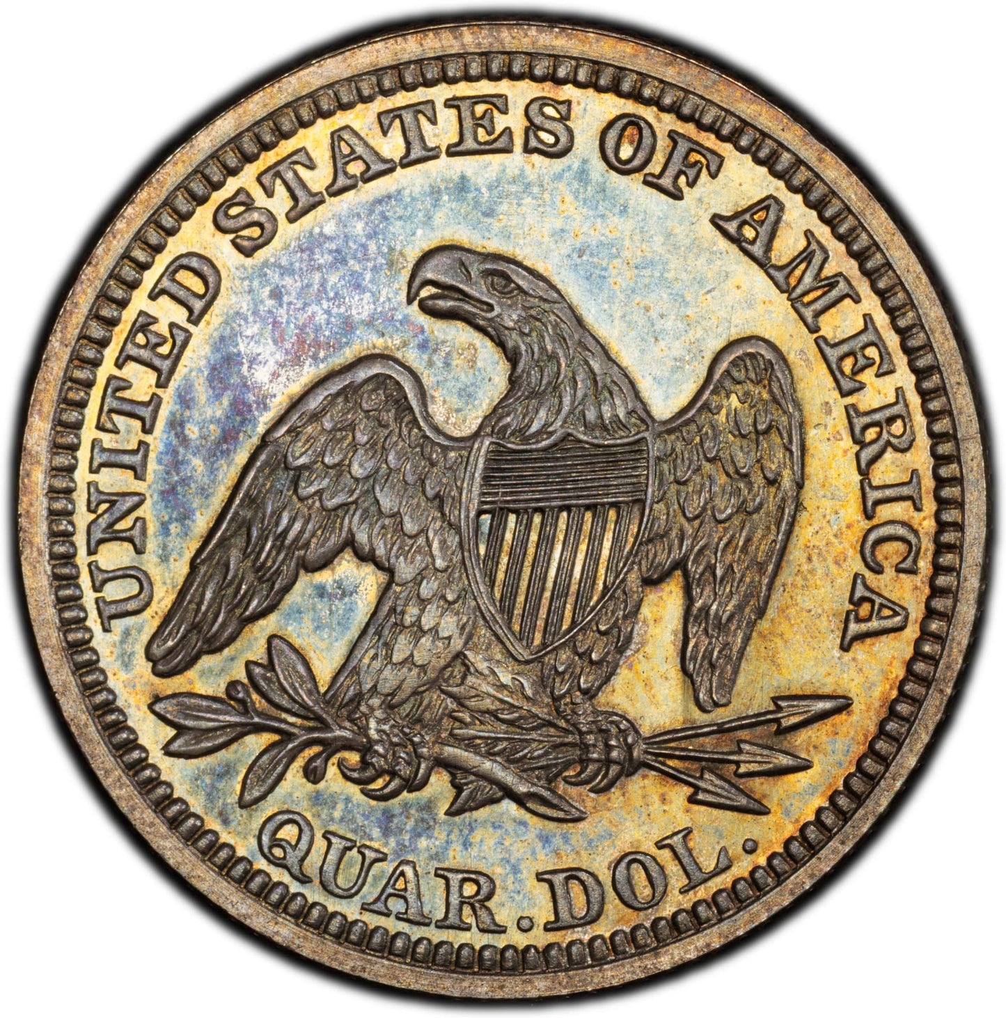 1857 25C PR63 PCGS CAC 25C