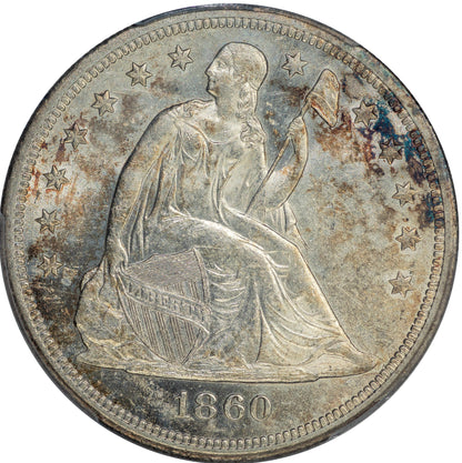 1860-O $1 MS61 PCGS CAC