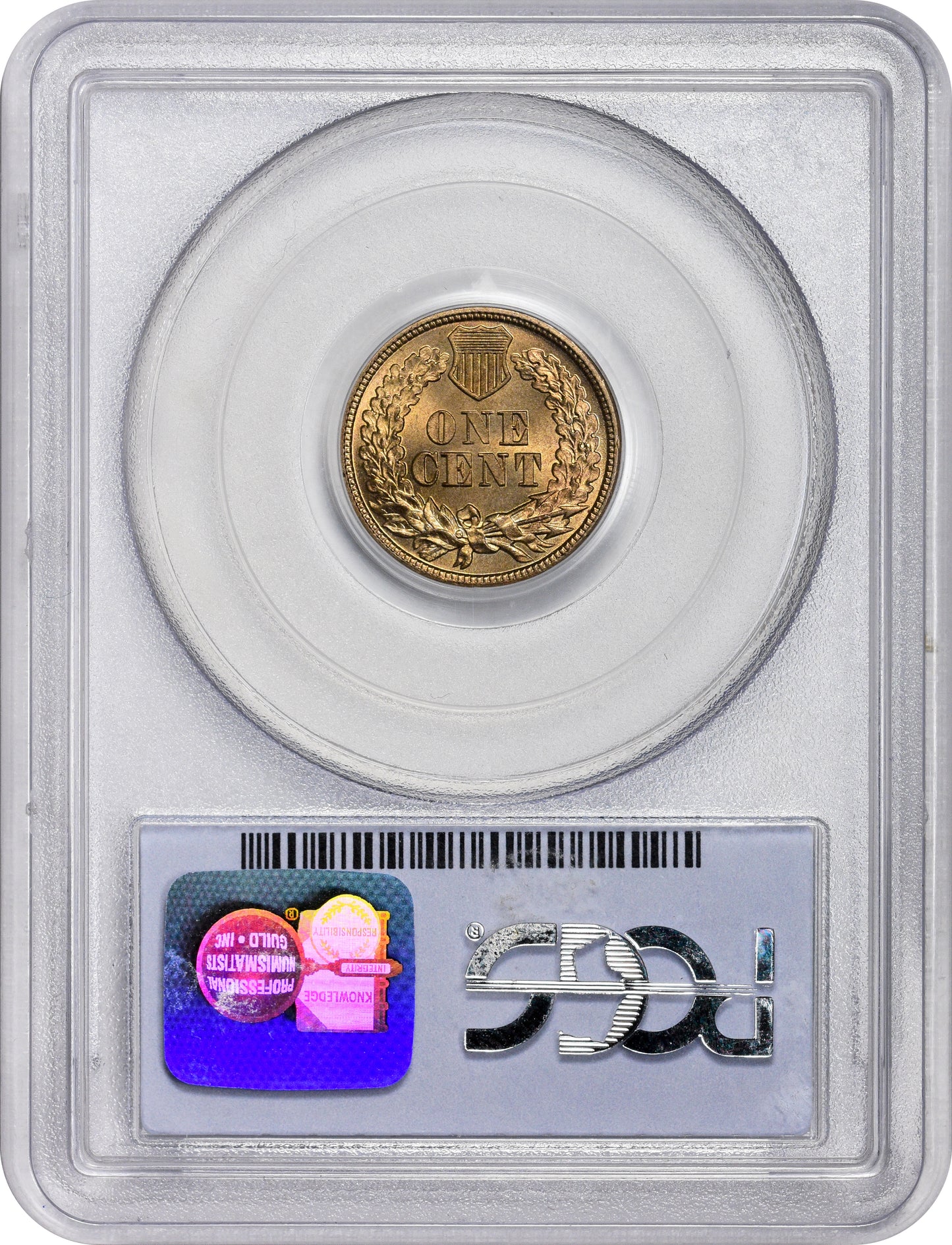 1860 1C MS67 PCGS CAC EEPS REV HOLDER
