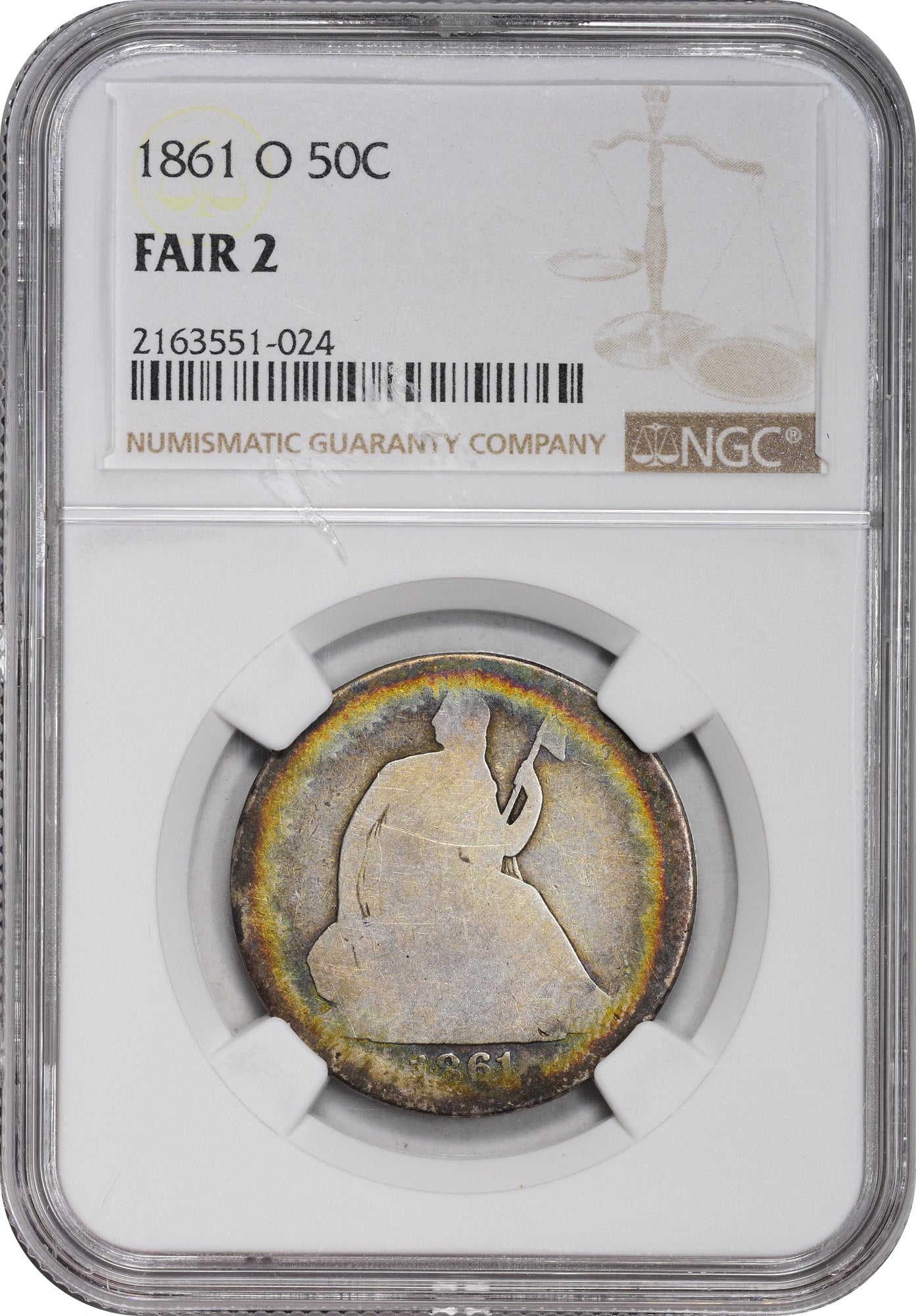 1861-O 50C FR02 NGC