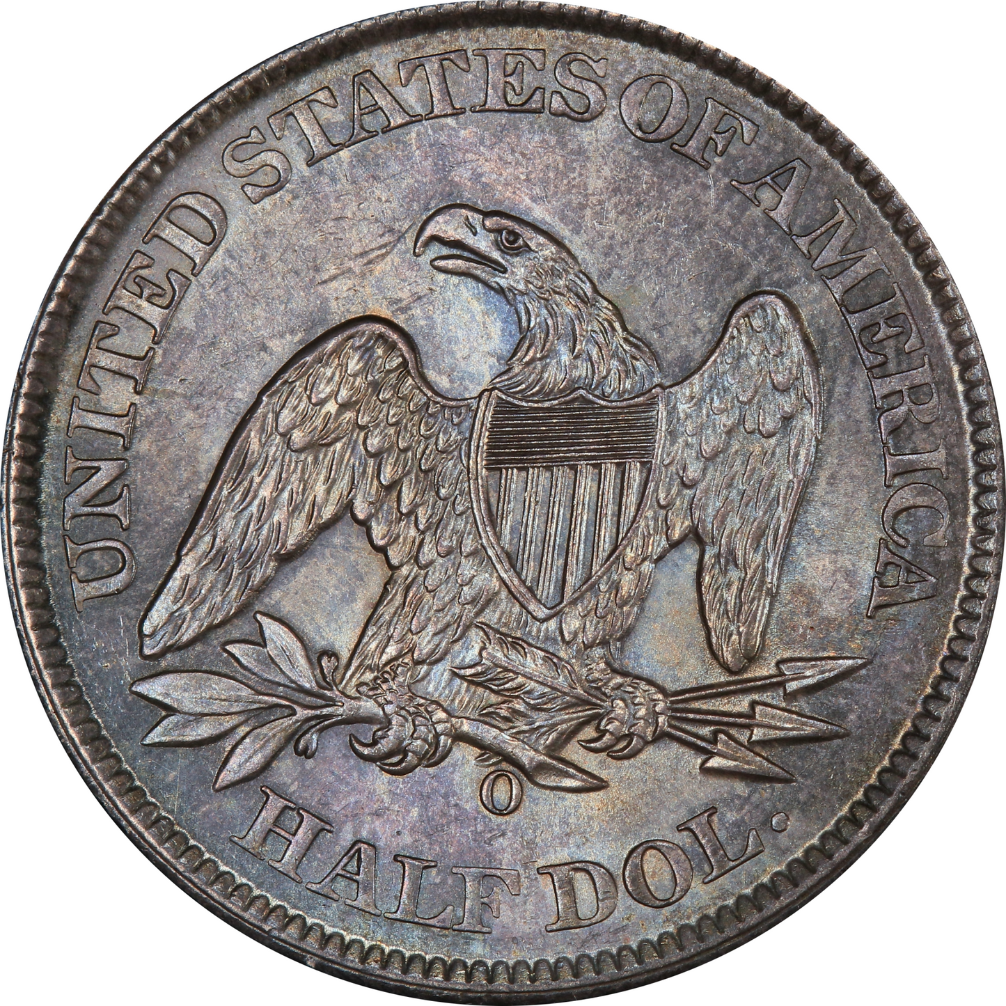1861-O 50C MS64+ PCGS CAC 50C