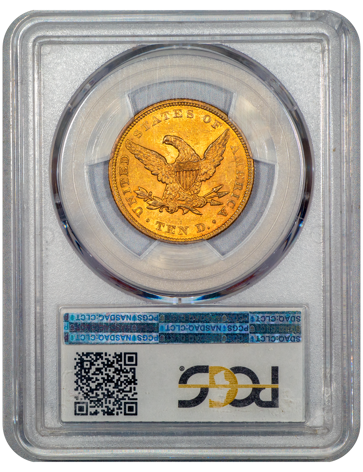Buy 1861 Liberty Head Eagle AU58+ PCGS CAC | Paradime Coins