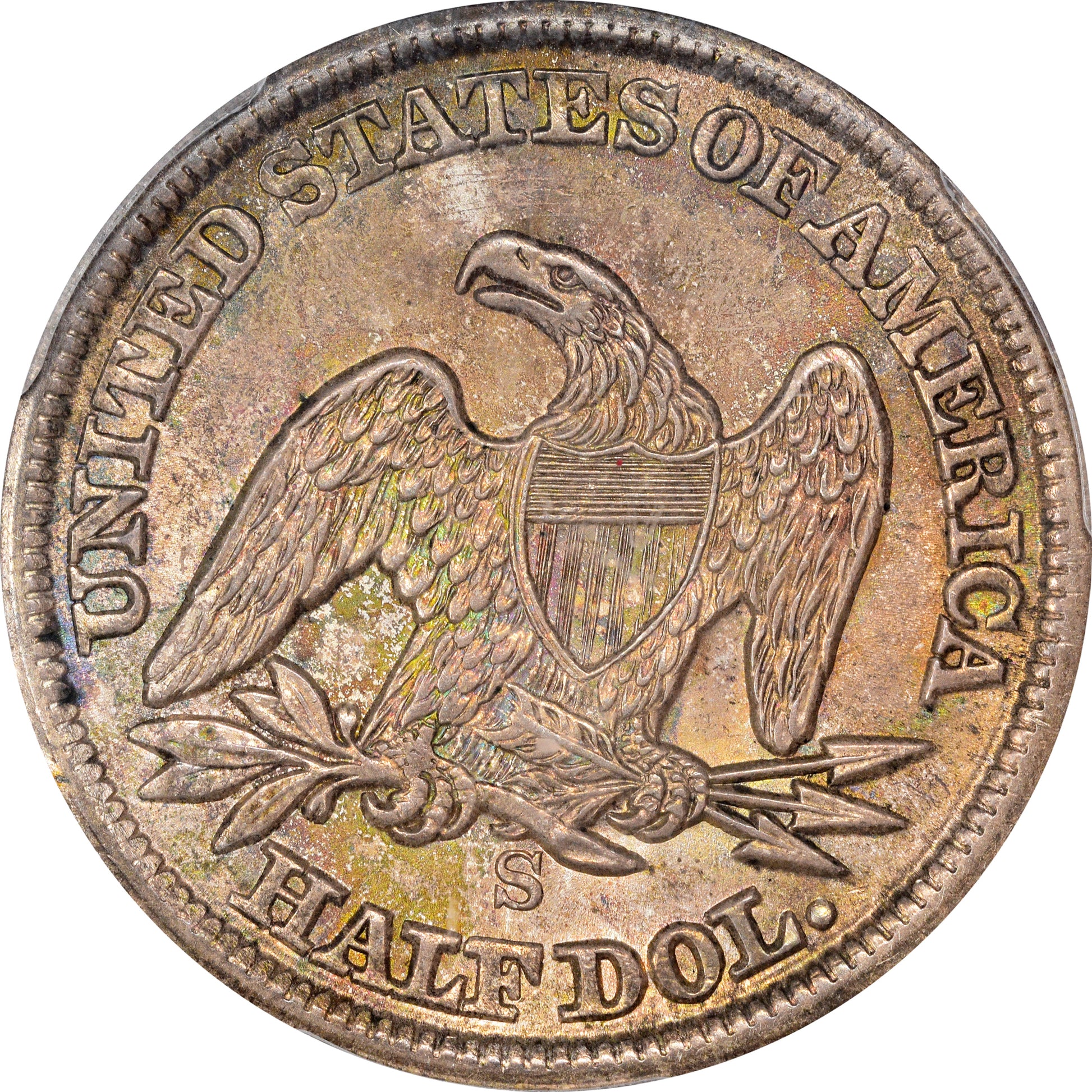 1862-S 50C MS64 PCGS CAC EX NEWMAN