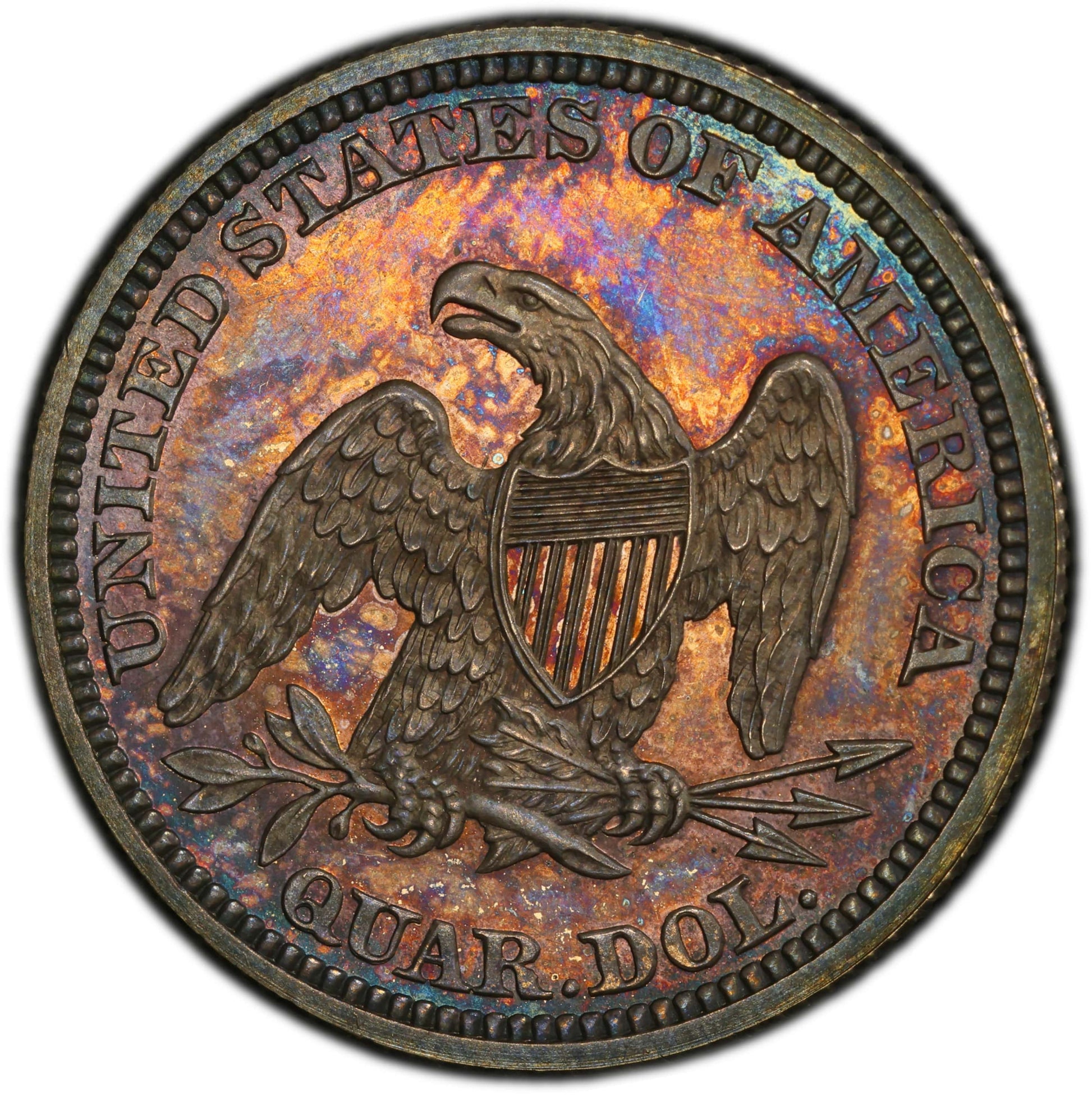 1863 25C PR64 PCGS CAC 25C