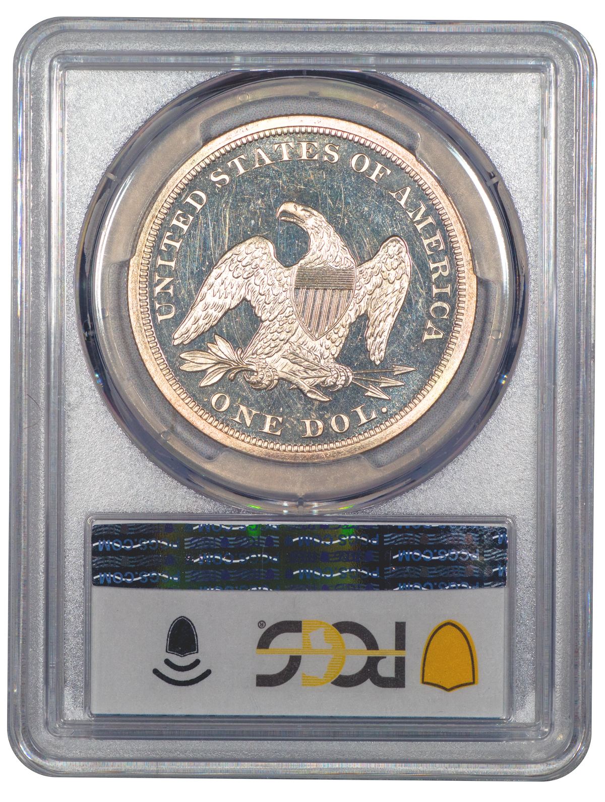 1863 $1 PR64 CAM PCGS CAC