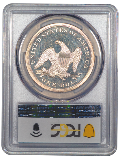 1863 $1 PR64 CAM PCGS CAC