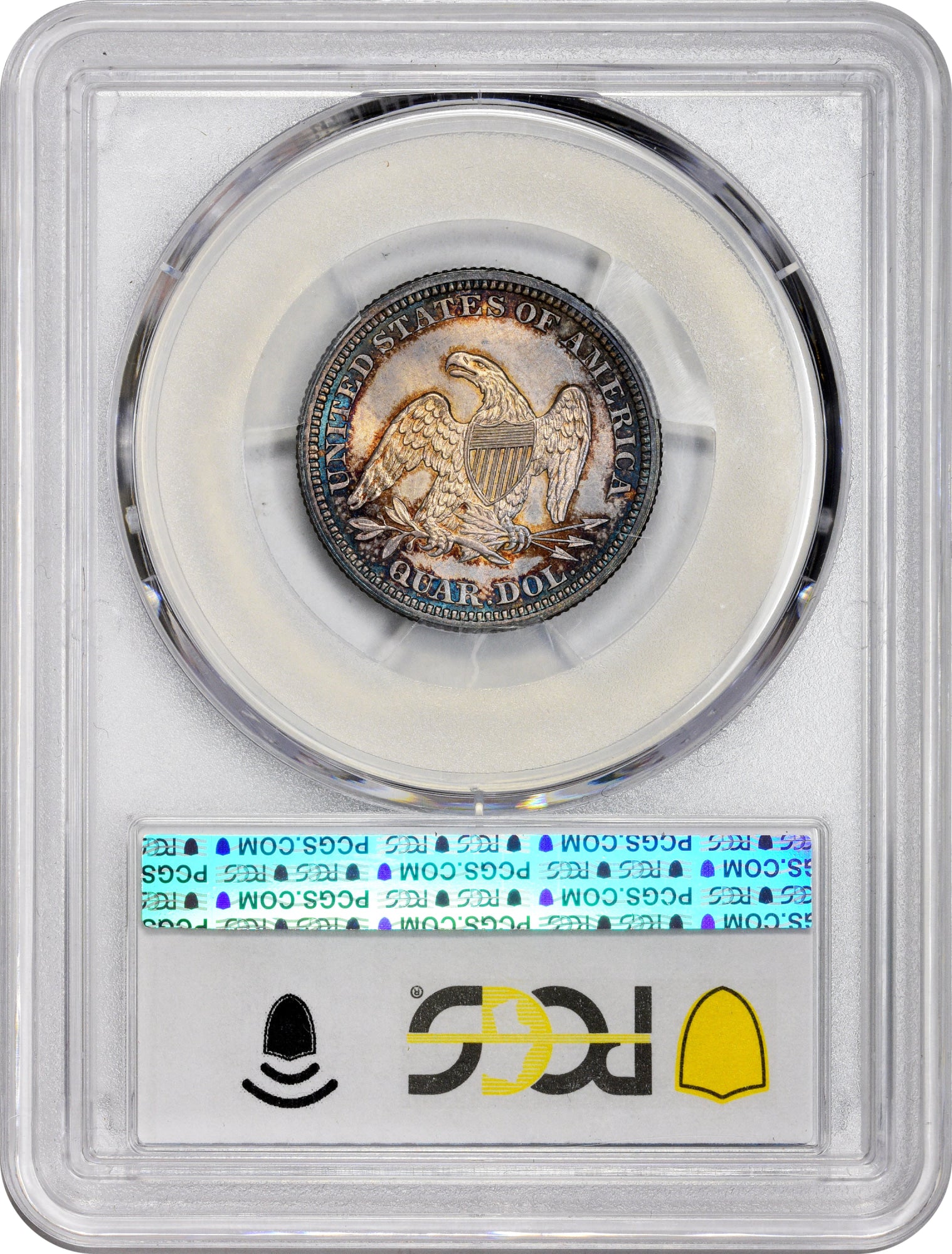 1863 25C Ms66 Pcgs Cac