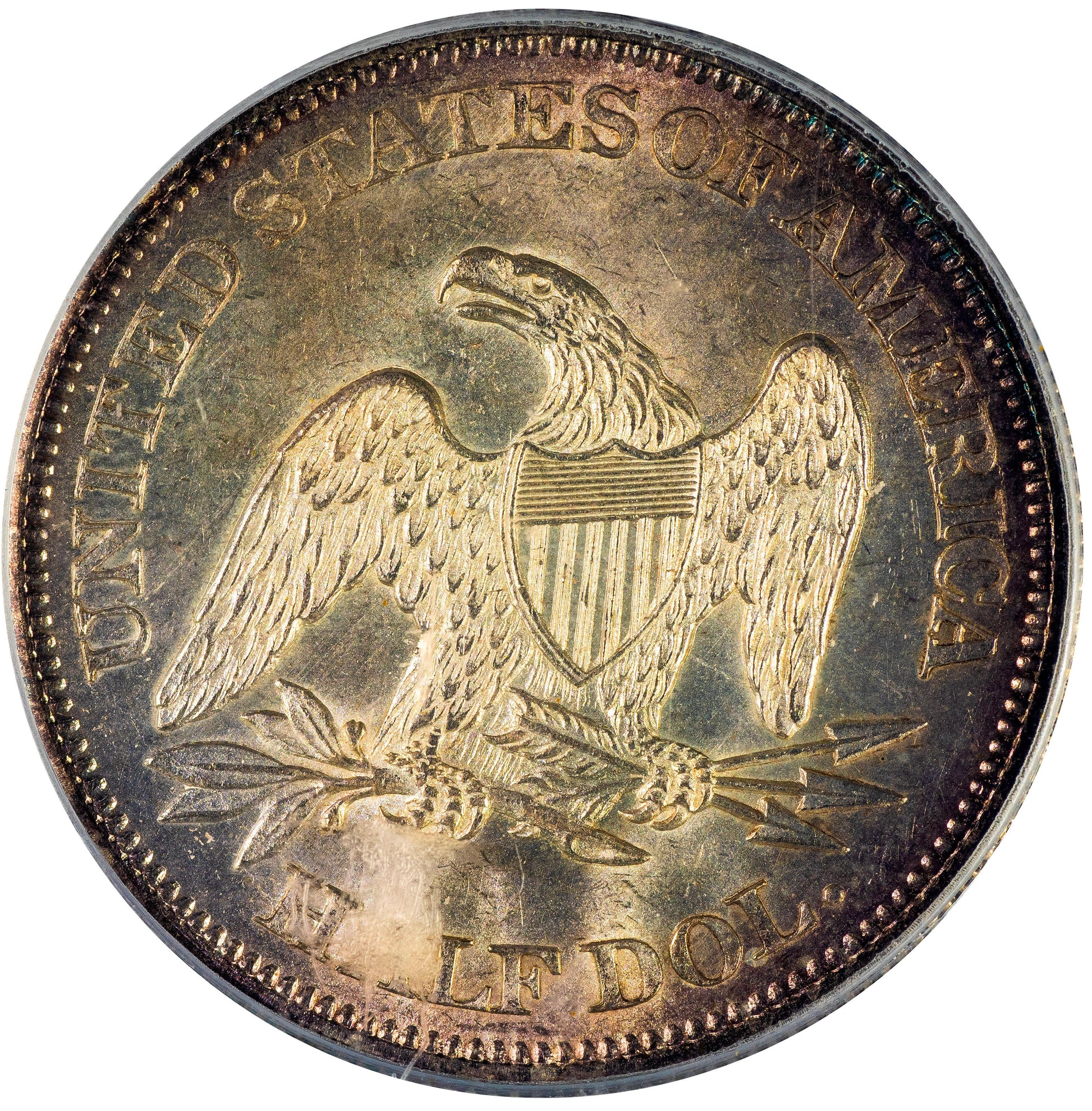 1864 50C MS64 PCGS CAC REVERSE