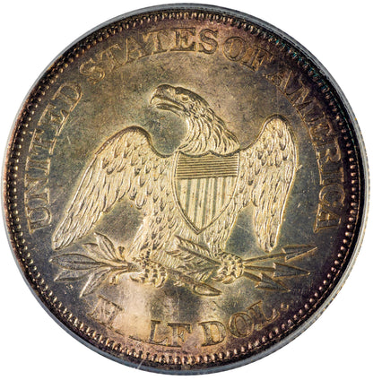 1864 50C MS64 PCGS CAC REVERSE