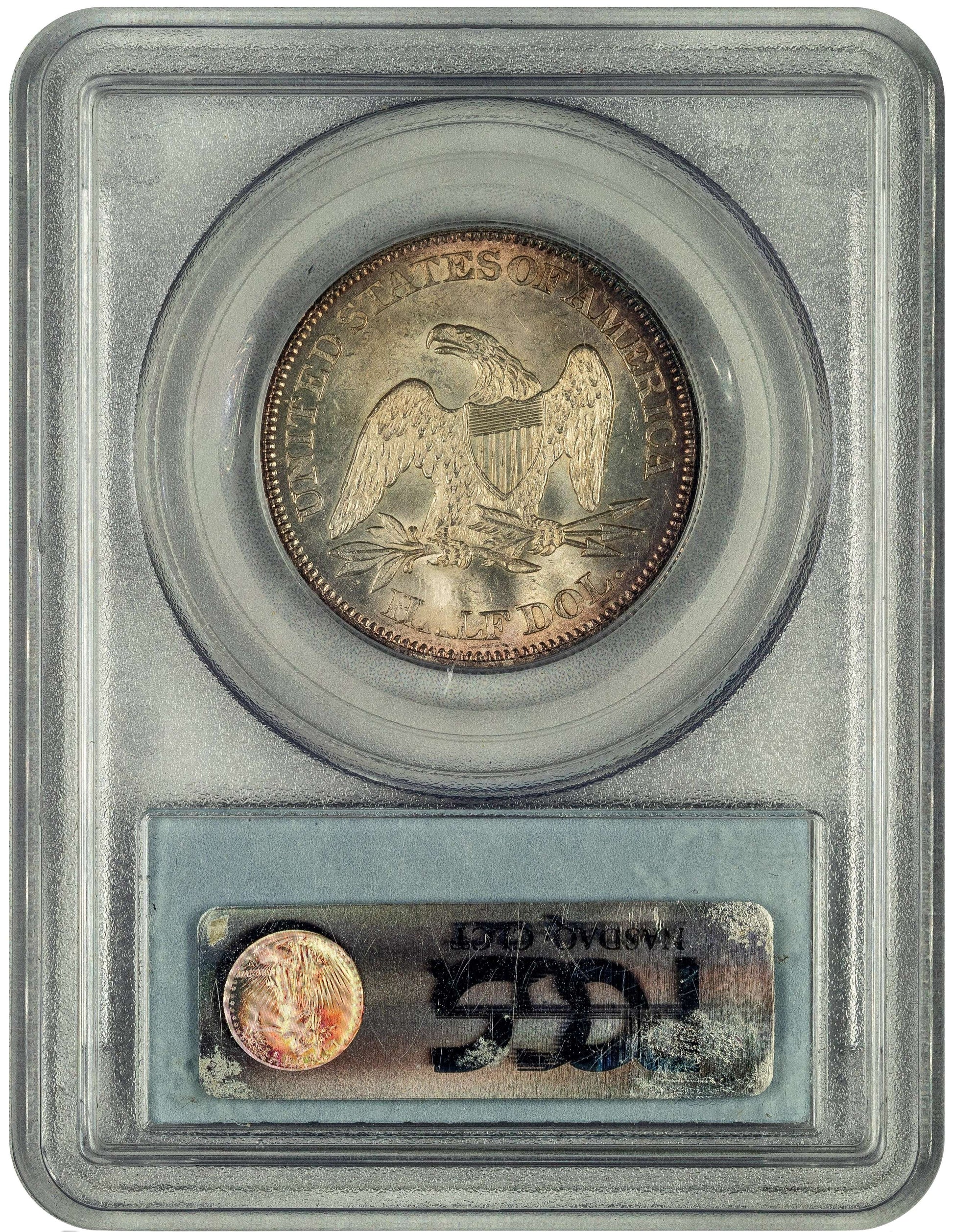 1864 50C MS64 PCGS CAC REVERSE HOLDER