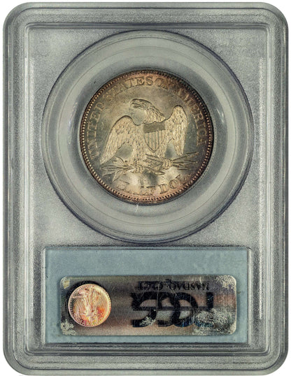 1864 50C MS64 PCGS CAC REVERSE HOLDER