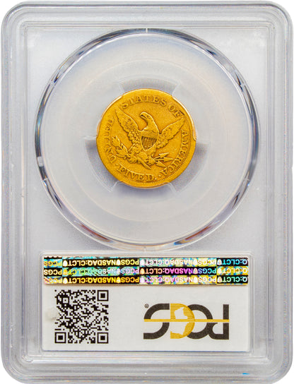 1864 $5 VG08 PCGS CAC REVERSE HOLDER