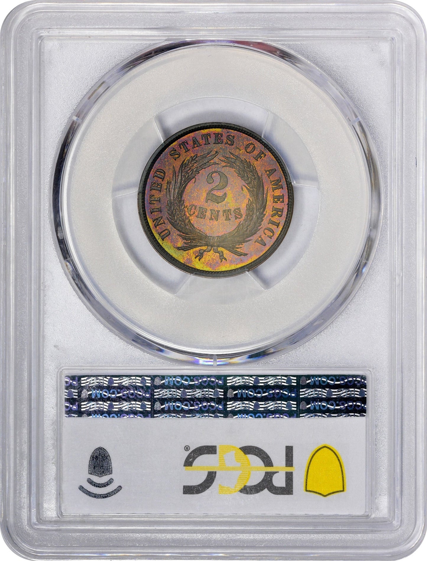 1865 2C Pr65 Bn Pcgs Cac