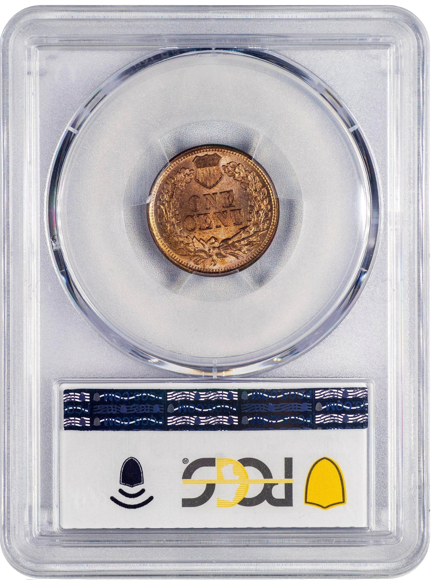 1867 1C MS65+ RD PCGS REVERSE HOLDER