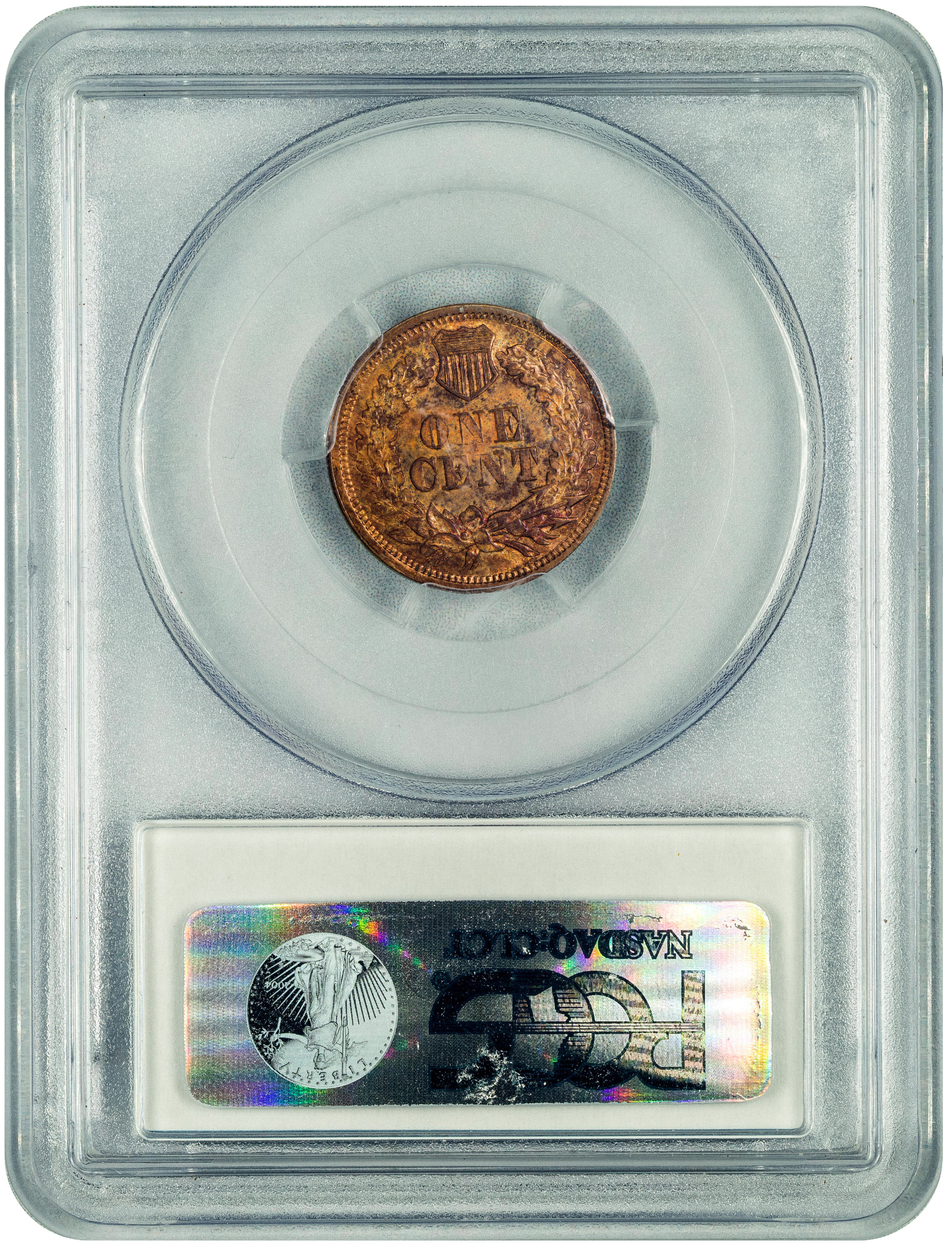 1867/67 1C MS63 RB PCGS EEPS – Paradime Coins