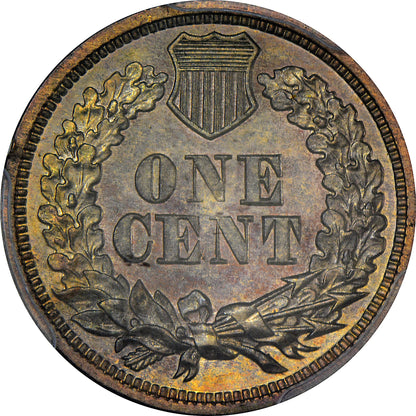 1868 1C PR64 RB PCGS CAC EEPS REV