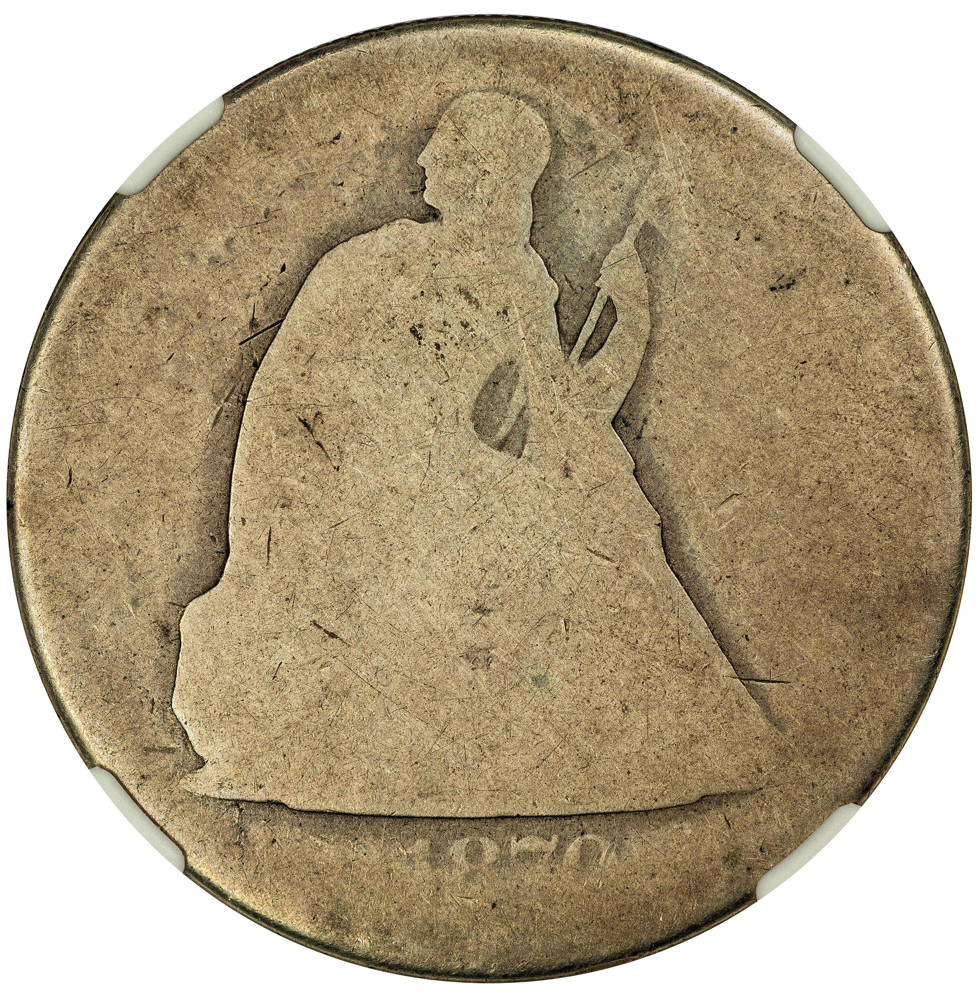 1870-CC $1 FR02 PCGS CAC