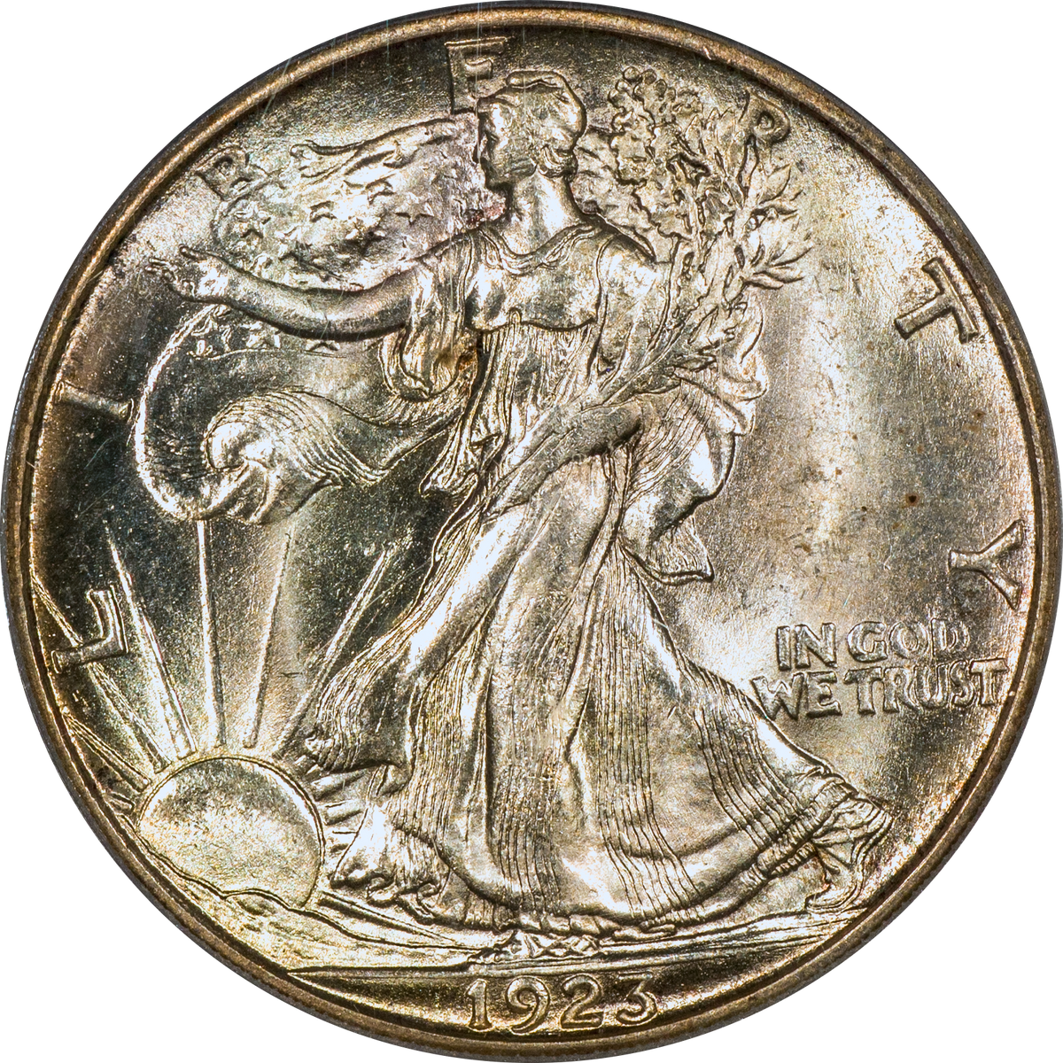 1923-S 50C MS65 PCGS CAC