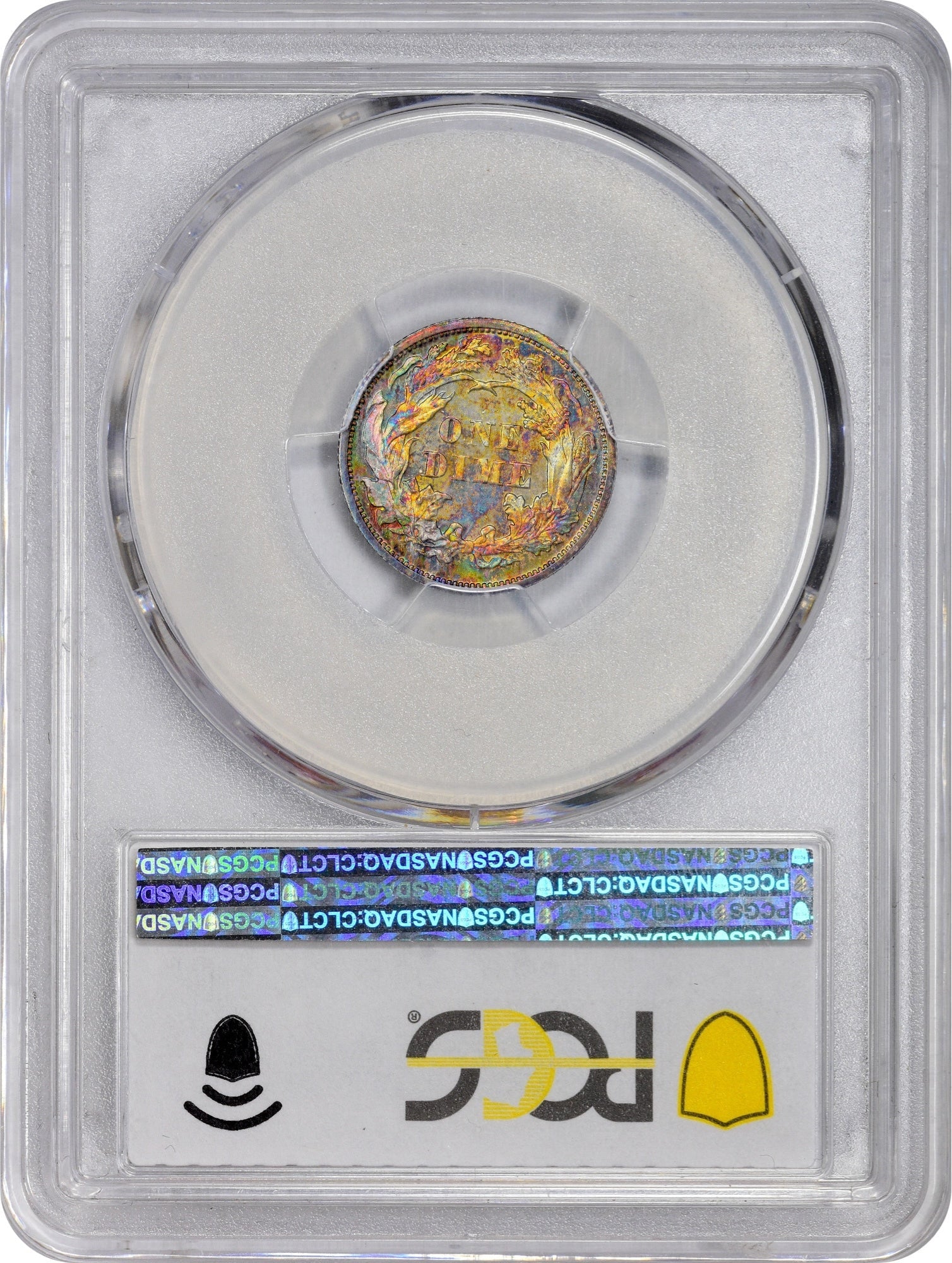 1871 10C MS66 PCGS CAC EX BENDER COLLECTION