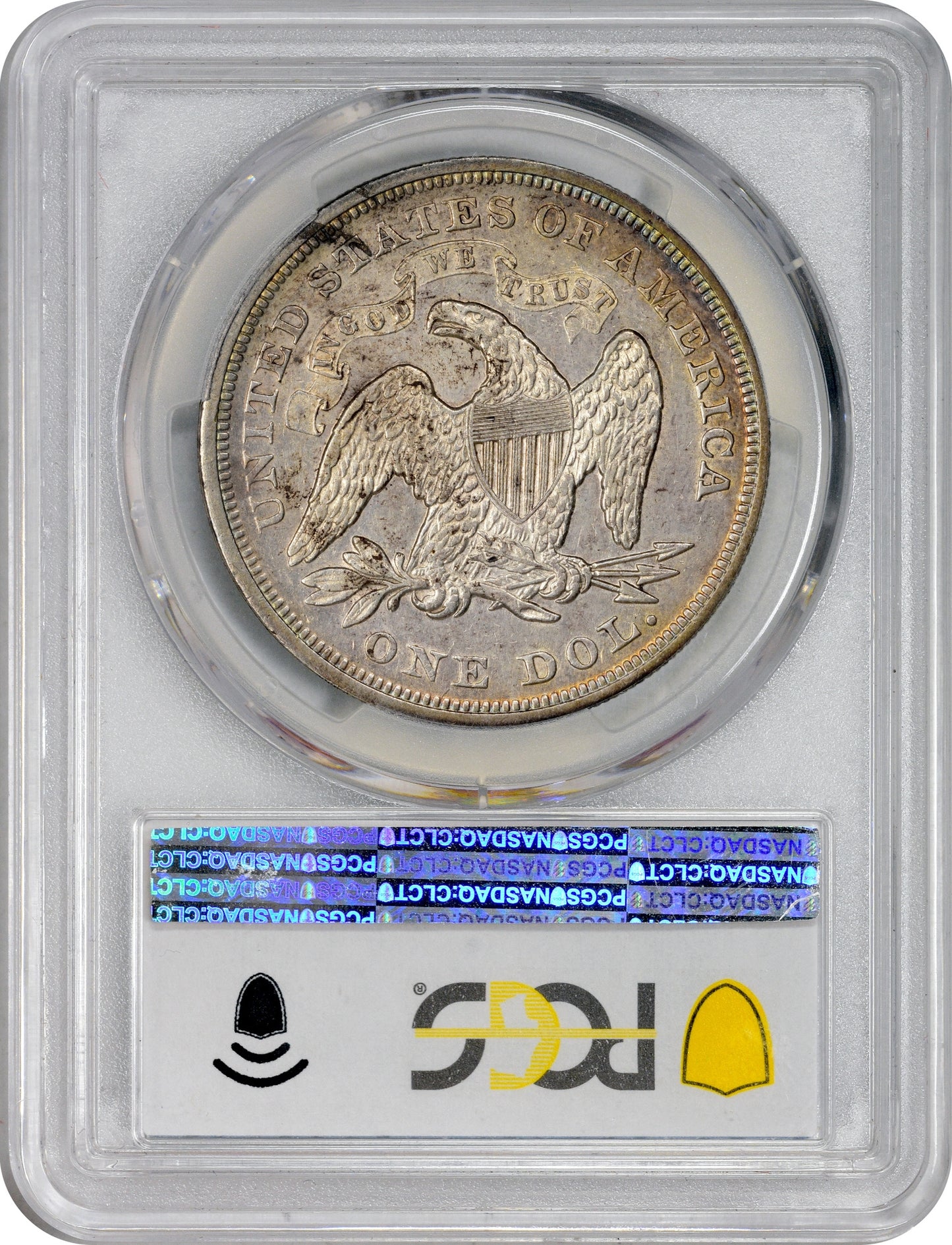 1871 $1 AU53 PCGS