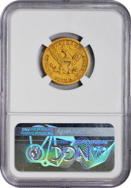 1872-S $5 VF30 NGC CAC REV HOLDER