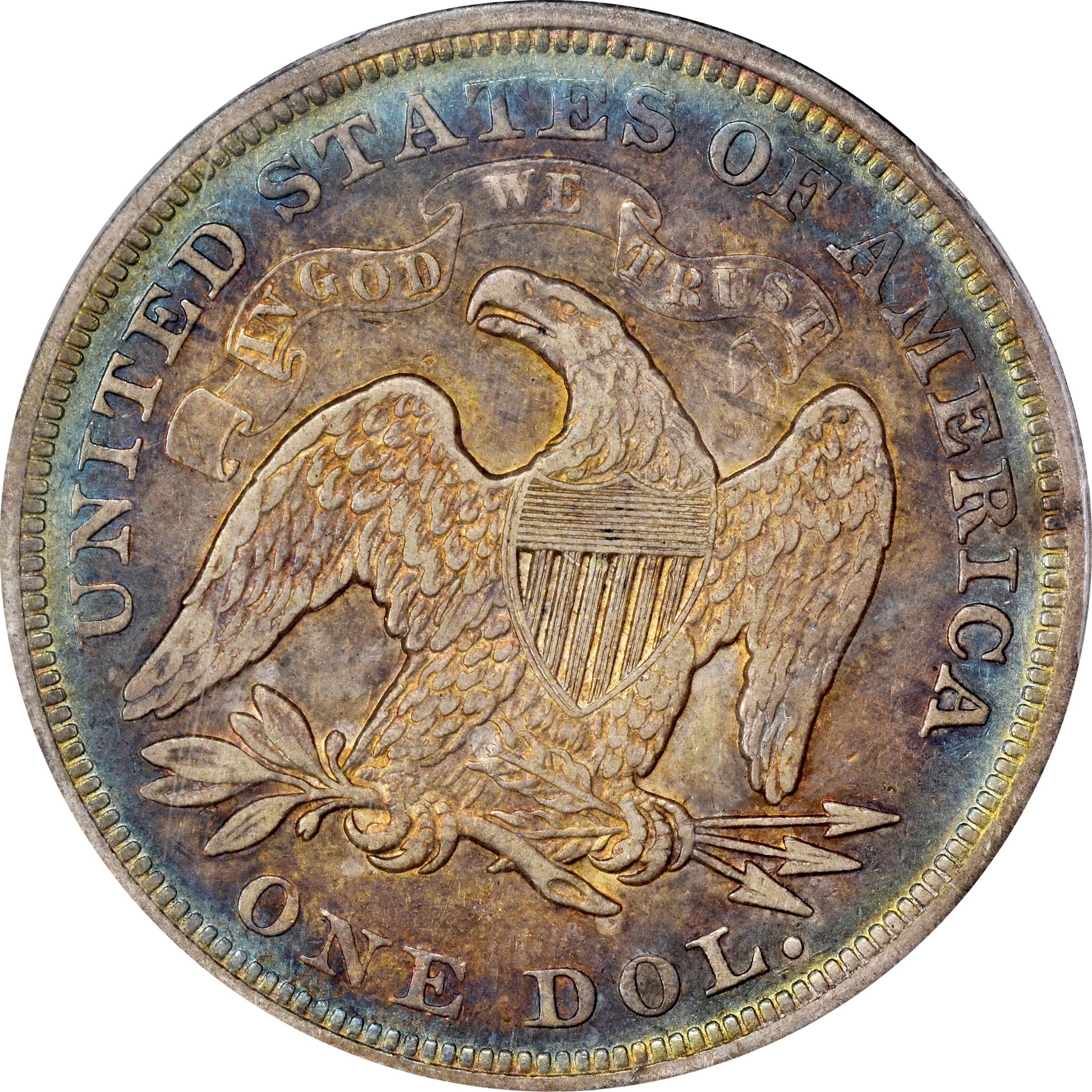 1872 $1 XF45 PCGS