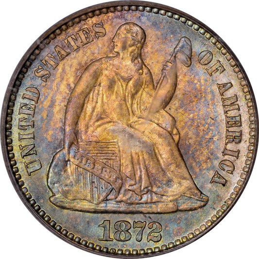 1872 H10C MS66 PCGS CAC - Paradime Coins | PCGS NGC CACG CAC Rare US Numismatic Coins For Sale