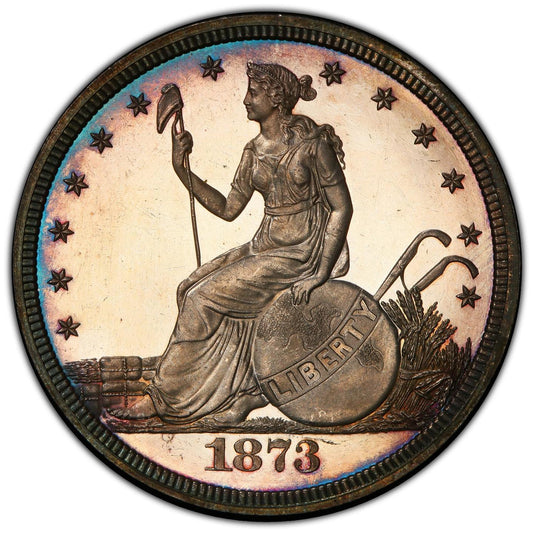 1873 T$1 J-1300 PR63 CAM PCGS CAC - Paradime Coins | PCGS NGC CACG CAC Rare US Numismatic Coins For Sale