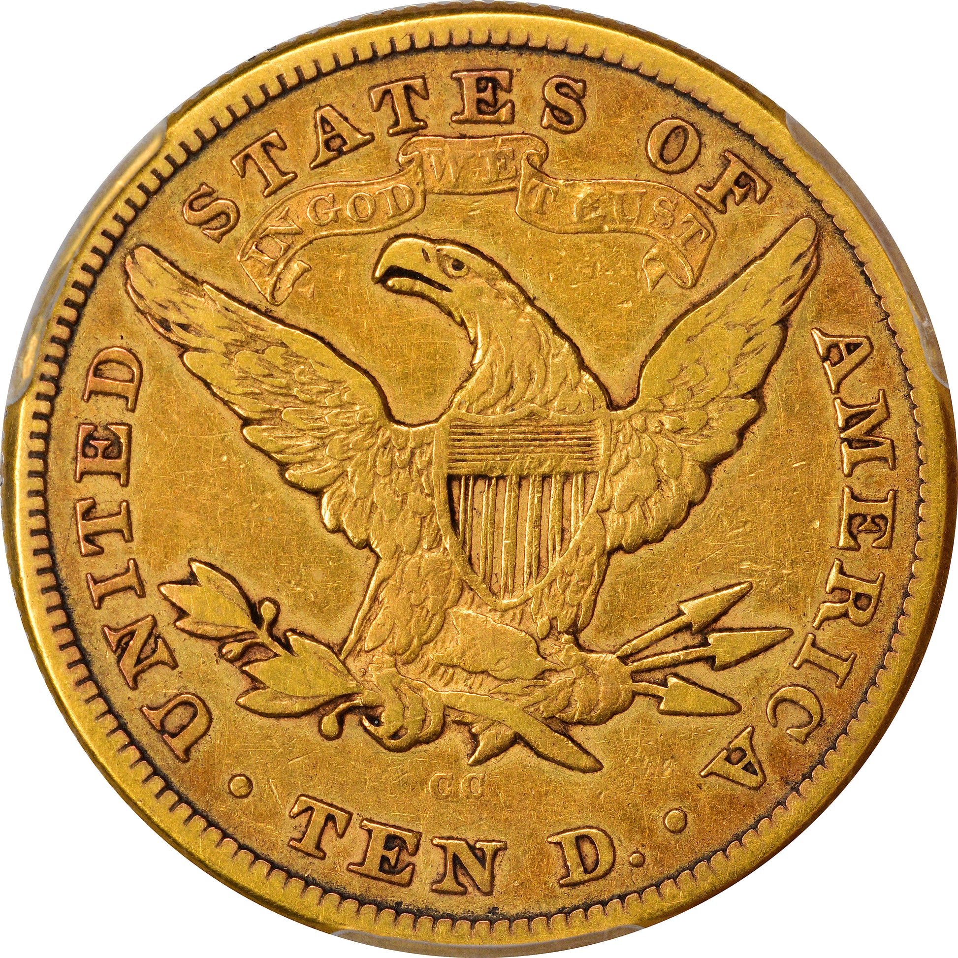 1874-CC $10 VF25 PCGS