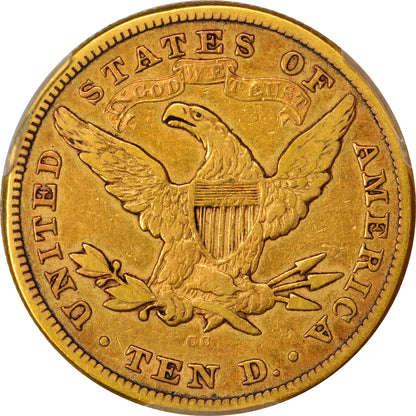 1874-CC $10 VF25 PCGS
