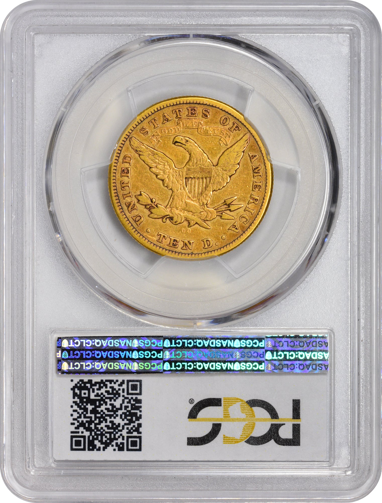 1874-CC $10 VF25 PCGS