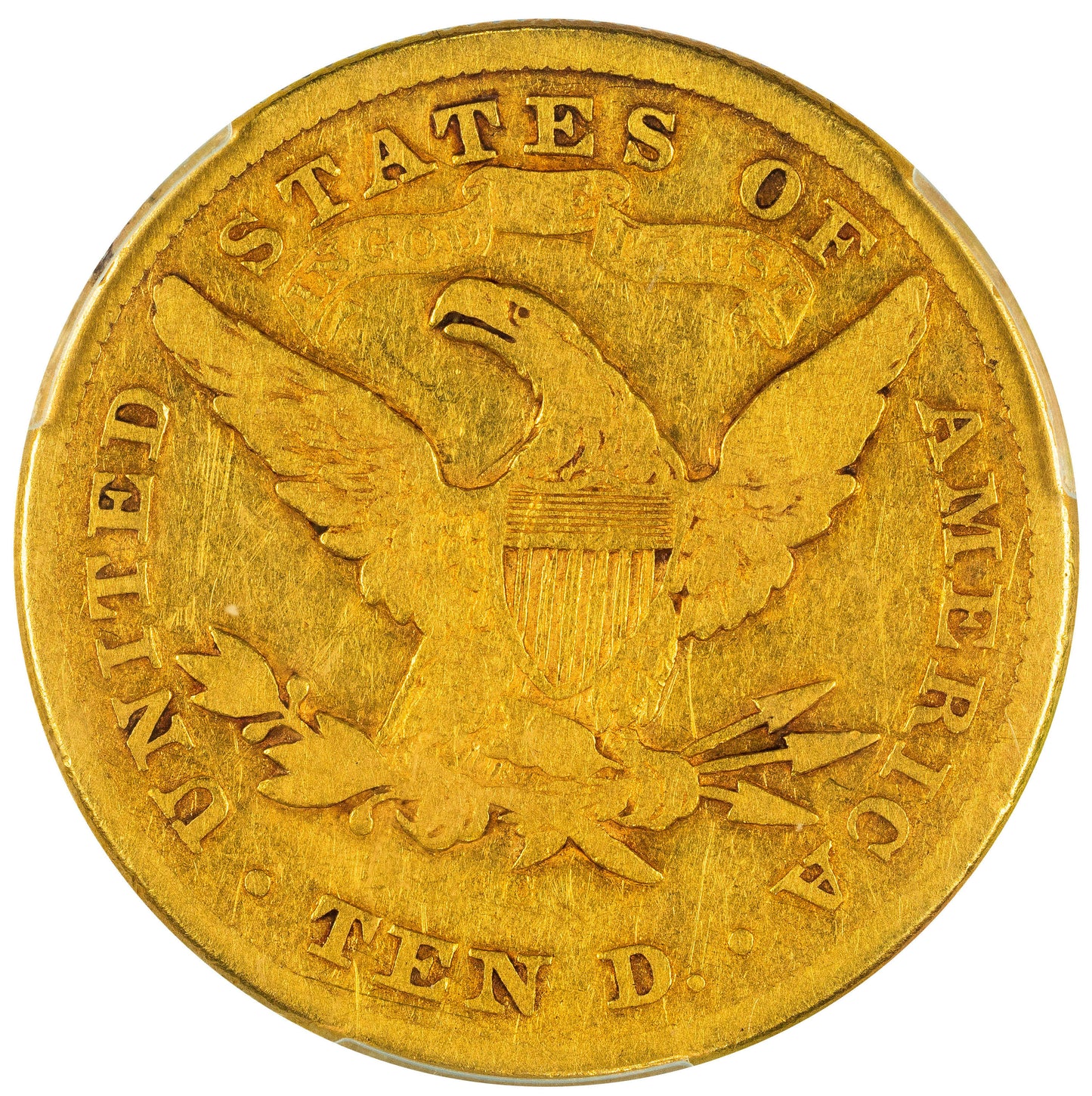1875-CC $10 G04 PCGS REVERSE