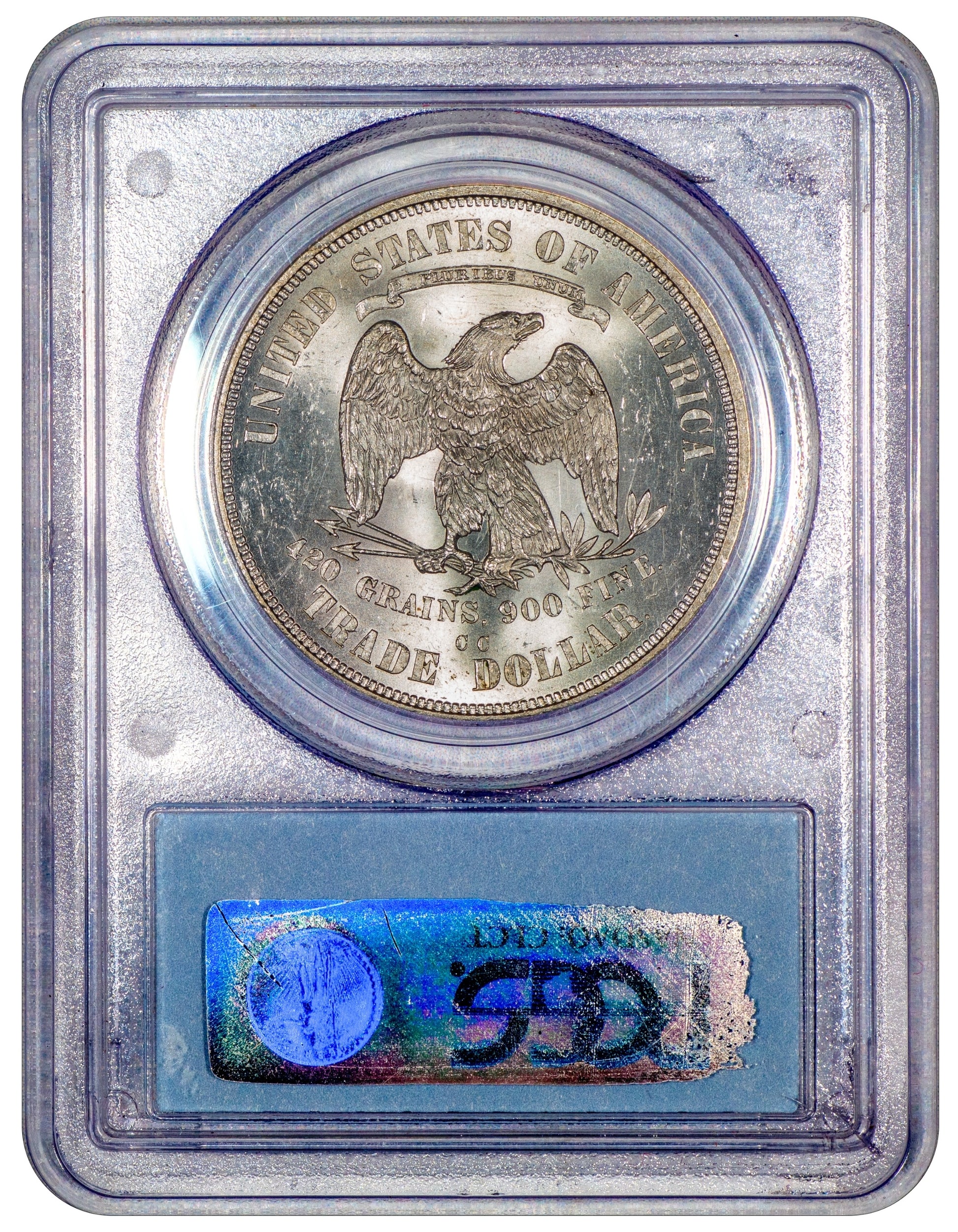 1875-CC T$1 CARSON CITY MINT TRADE DOLLAR MS63 PCGS CAC