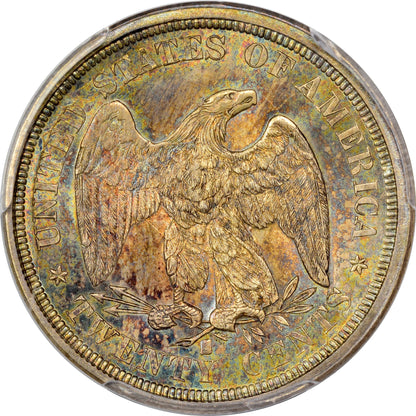 1875-S 20C MS66 + PCGS CAC 20C
