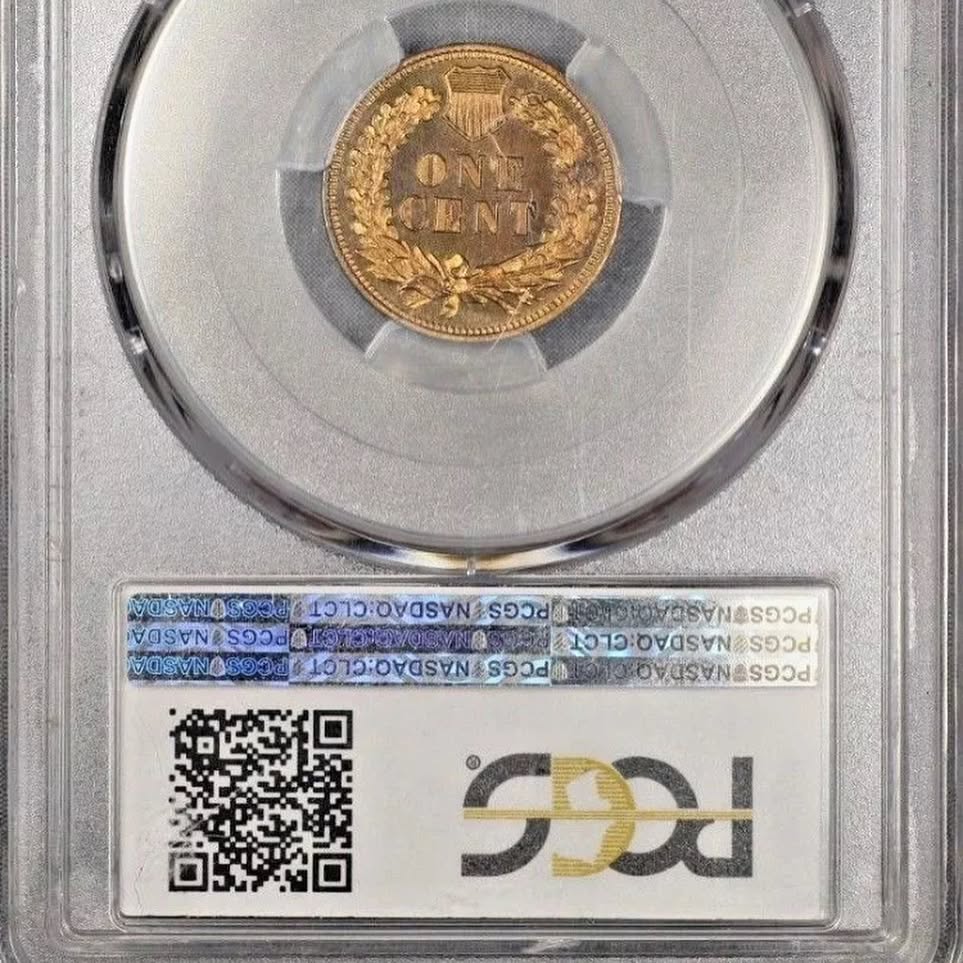 1875 1C PR64 RD CAM PCGS CAC